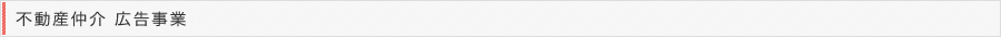 不動産仲介 広告事業